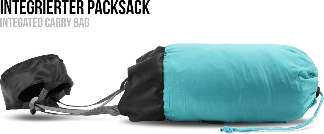 normani Ultralight Schlafsack Runty KOMPAKTE GRÖssE! 3D Mikrofaser Microtech Füllung, wasserdichter