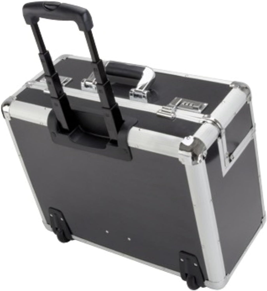 ALUMAXX 45129 Pilotenkoffer C-2, Piloten Koffer aus Aluminium, Dokumentenkoffer in Carbon-Look, Alum