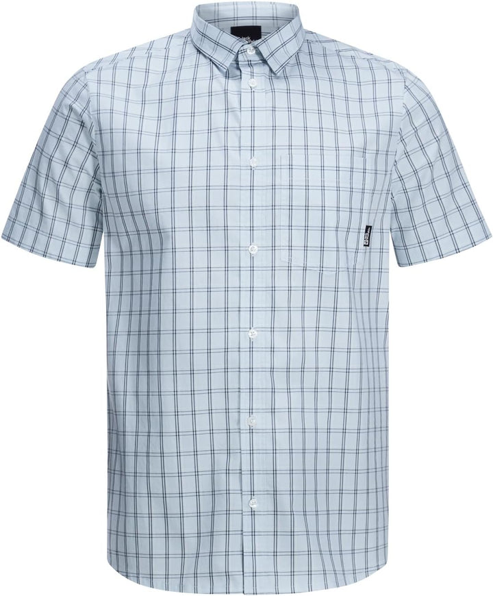 HOT Springs Shirt M Soft Blue Check M, Soft Blue Check M