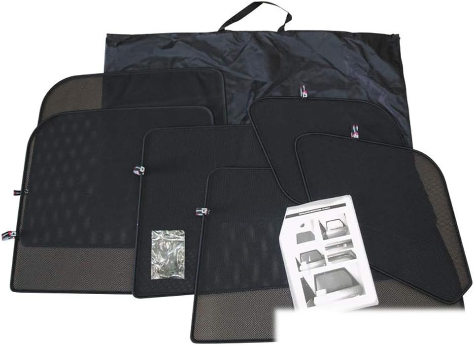 Satz Car Shades kompatibel mit Volkswagen Polo VI (AW) 5-türer 2017- (6-teilig) Set complet, Set com
