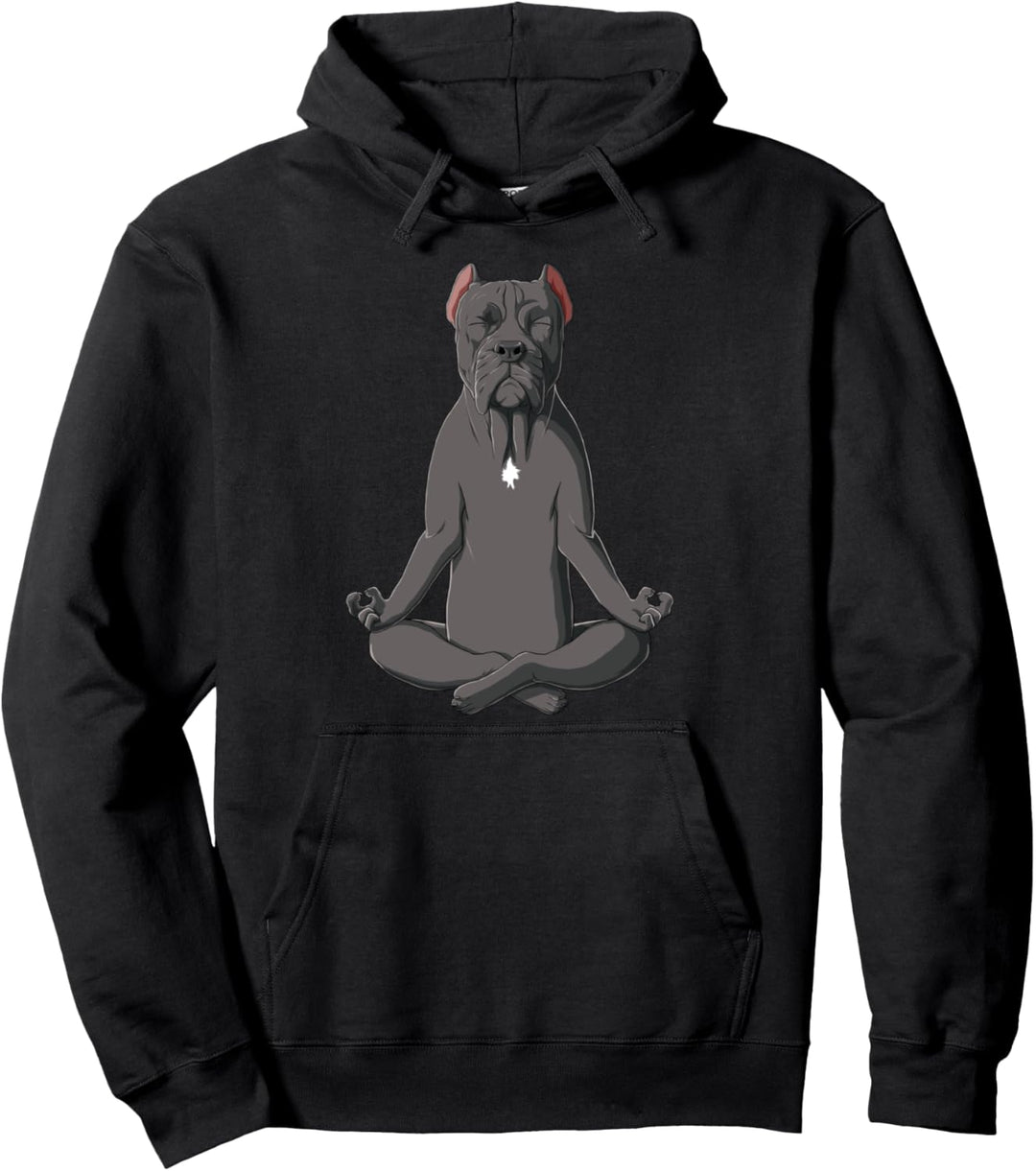 Yoga Cane Corso Italiano Pullover Hoodie