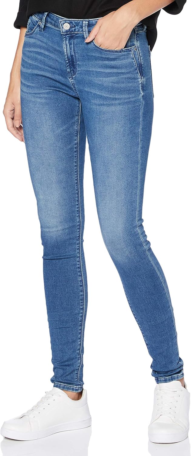 ESPRIT Damen Jeans 990ee1b312, Blue Rinse,