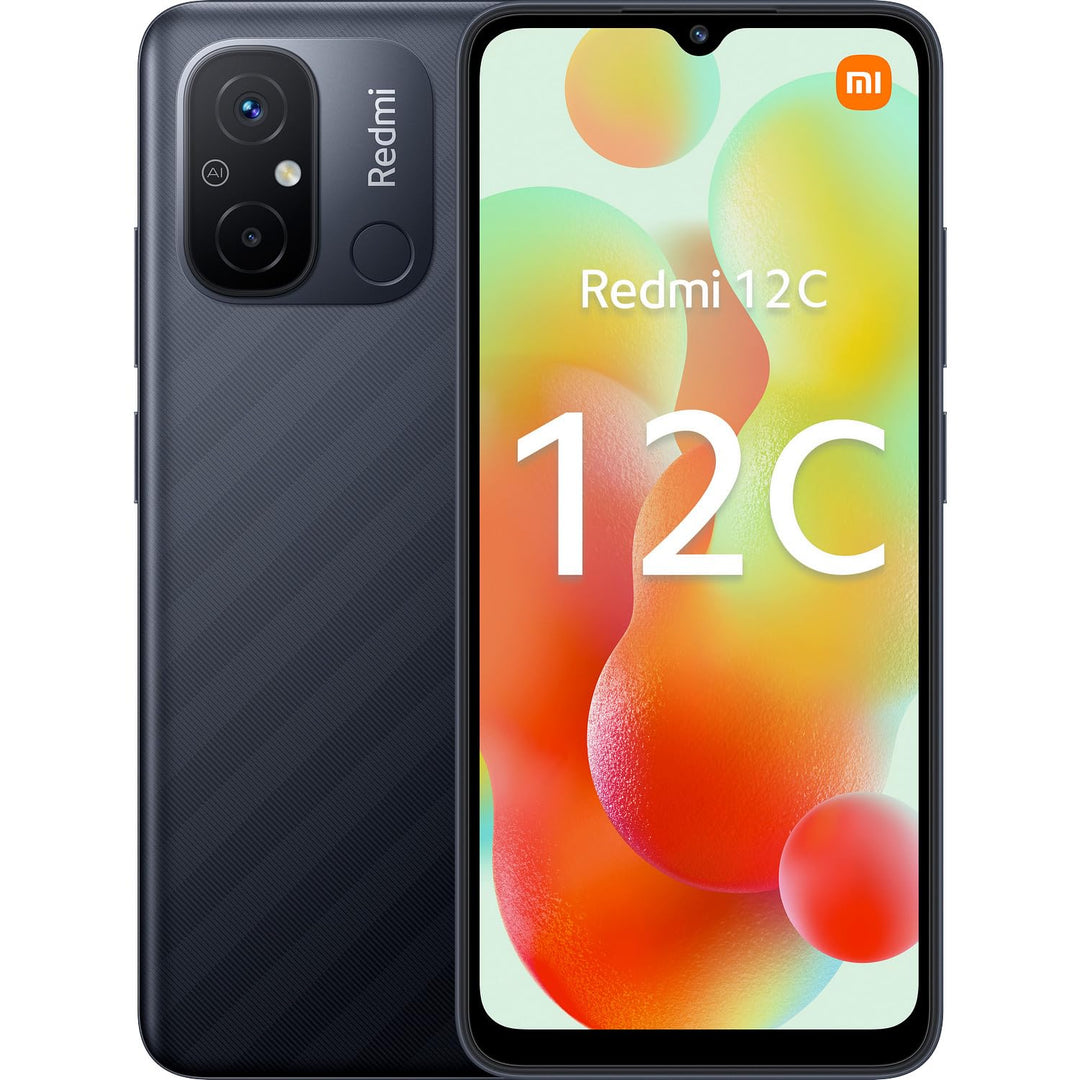 Xiaomi Xia Redmi 12C 128-4-4G-gy 4+128 Black, 4+128 Black