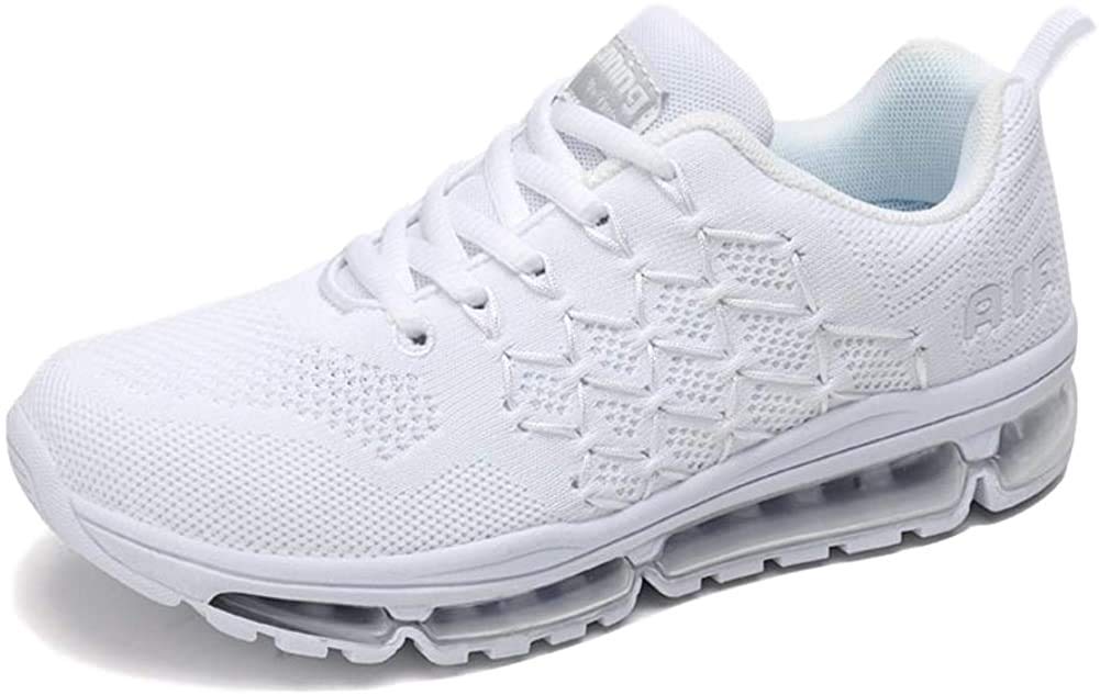 frysen Herren Damen Sportschuhe Laufschuhe mit Luftpolster Turnschuhe Profilsohle Sneakers Leichte S