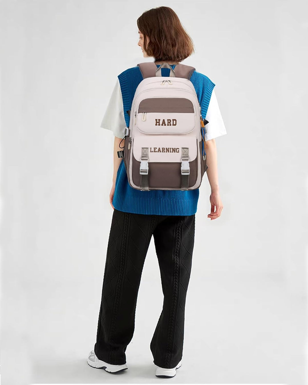 ibalulu Schulrucksack Teenager Mädchen - 30L Schulranzen für Mädchen Jungen 3. - 5. Klasse, Grosser