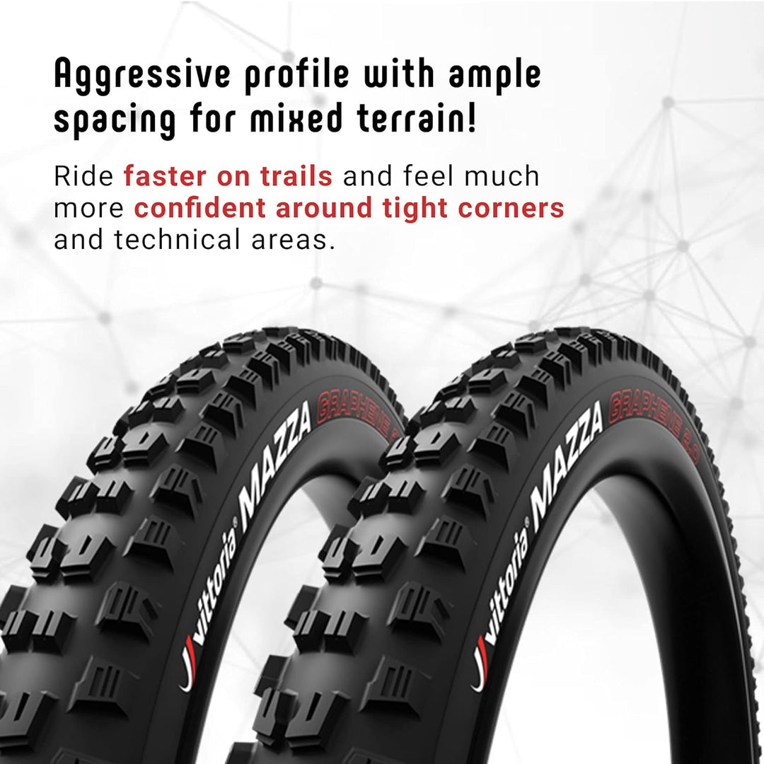 vittoria Mazza TNT G2.0 Trail Faltreifen // 60-584 (27,5x2,40') Mehrfarbig, Mehrfarbig
