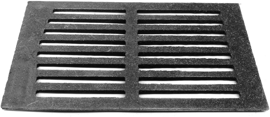 SEZAM 33 x 19 cm Gussrost Ofenrost Ascherost Gussrost Verschiedene Durchmesser, Kaminrost passend Ka