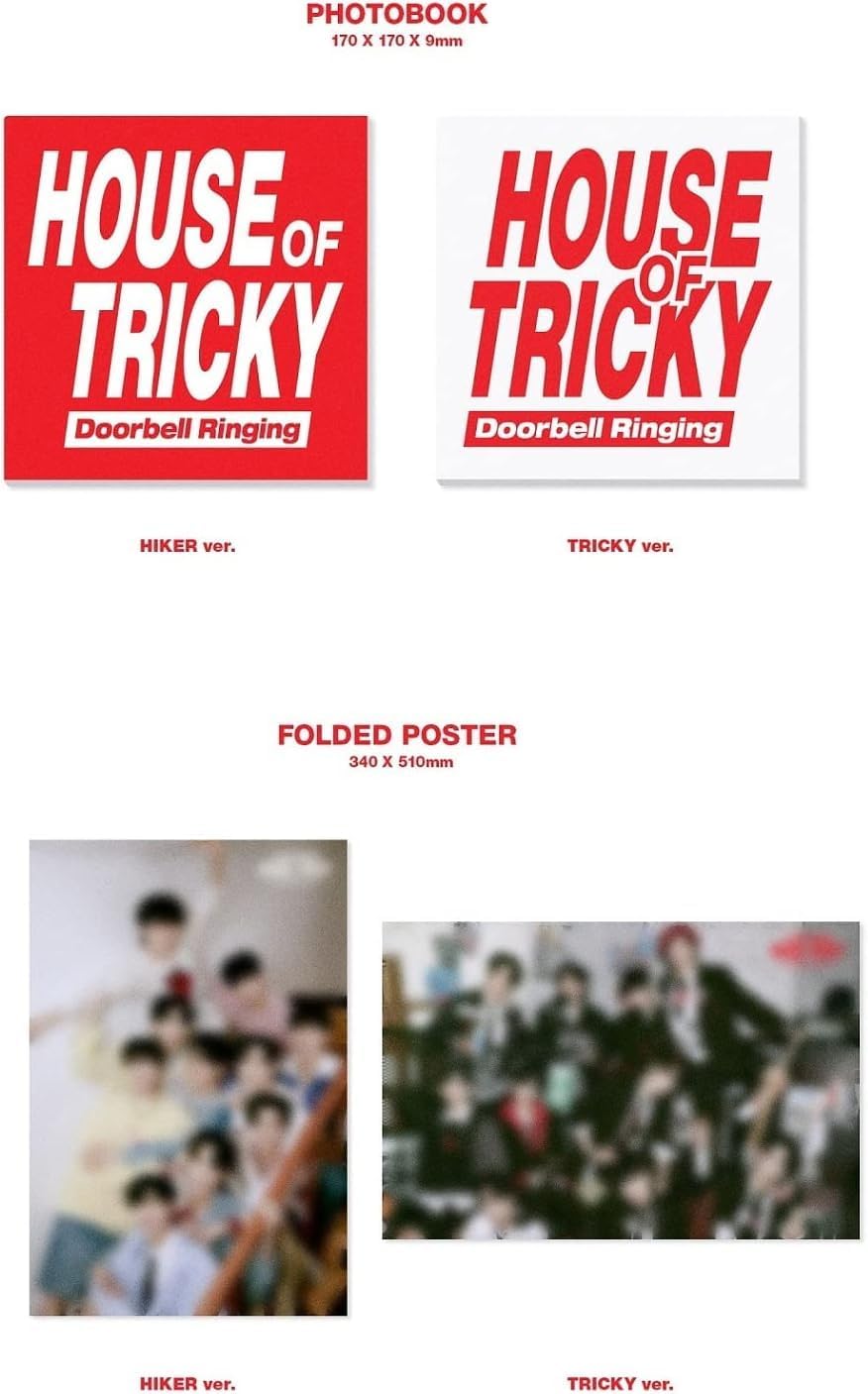 XIKERS - 1st Mini Album HOUSE OF TRICKY : Doorbell Ringing CD (Random ver.)