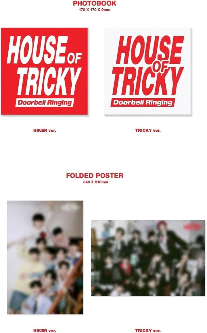 XIKERS - 1st Mini Album HOUSE OF TRICKY : Doorbell Ringing CD (Random ver.)