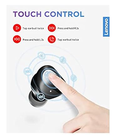 Lenovo - True Wireless Earbuds Bluetooth 5.0