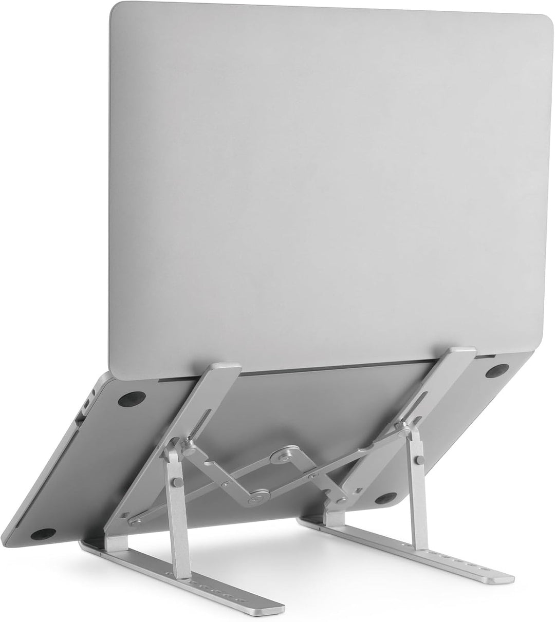 Ergolutions® Mobiler Aluminium Laptopständer - Faltbar, Höhenverstellbar, Universal für alle Geräte,