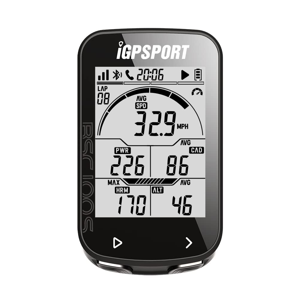 iGPSPORT BSC100S Fahrradcomputer GPS mit 2,6-Zoll-Bildschirm, ANT+ Fahrradcomputer, kabellos wasserd