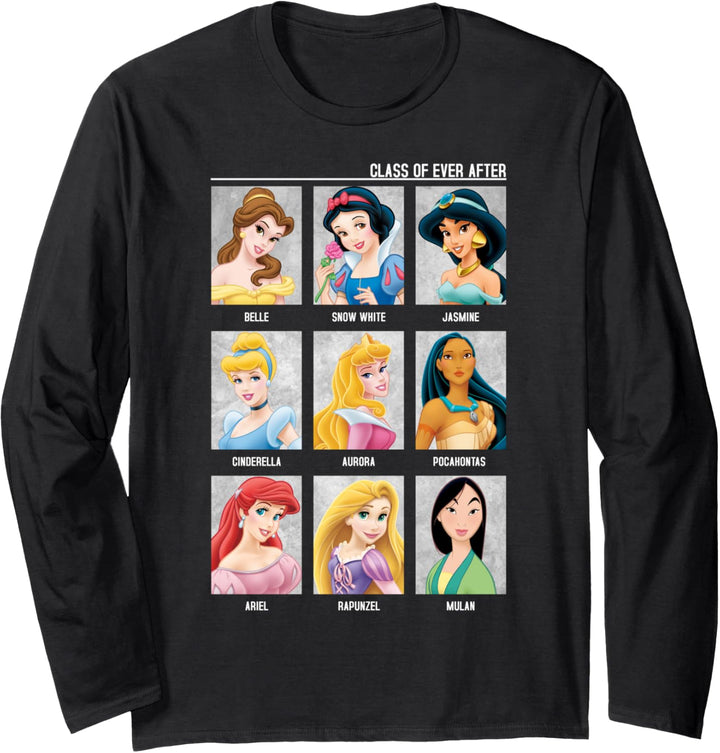 Disney Princess Class Of Ever After Colorful Group Panels Langarmshirt