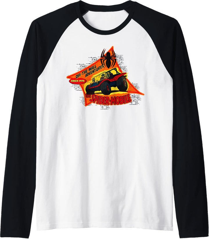 Marvel Spider-Man The Spider-Mobile Adventures Raglan