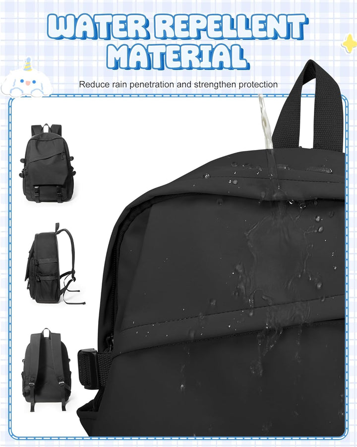 SZLX Schulrucksack Damen Leichte Schultasche Casual Daypack College Laptop-Rucksack für Männer Fraue