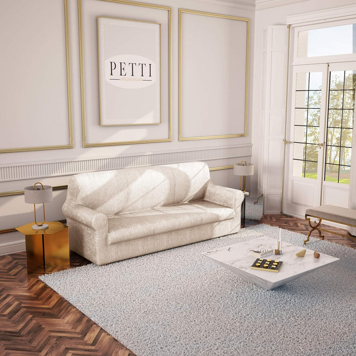 PETTI Artigiani Italiani Sofa-Überwürfe, Creme, 2 Sitzer (110 bis 150 cm) 2 Sitzer (110 bis 150 cm)