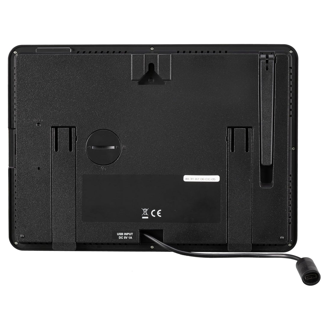 Bresser MeteoChamp 9-in-1 WLAN-Wetterstation mit digitalem Bilderrahmen, HD-Display, Luftqualitätsan