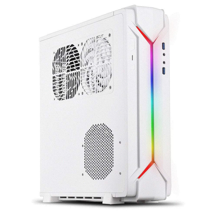 SilverStone SST-RVZ03W-ARGB Raven Mini-ITX Gaming-Computer-Gehäuse, ARGB, Weiss, SST-RVZ03W-ARGB