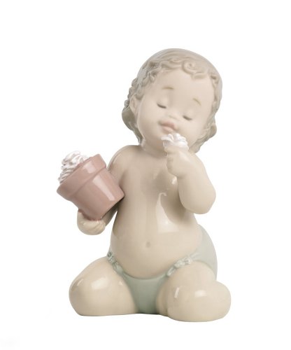 Nao Porcelain by Lladro Figur, Porzellanfigur PETALS & HUGS 02001542-MADE IN SPAIN