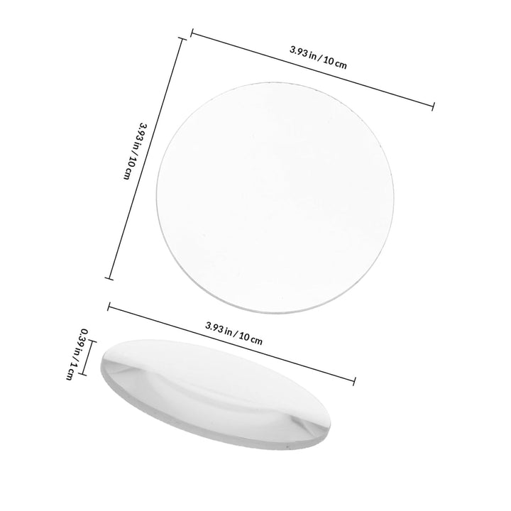 Optische Glaslinse 100mm Durchmesser und Brennweite Vergrösserungsglas mit Vielseitigem Design und E