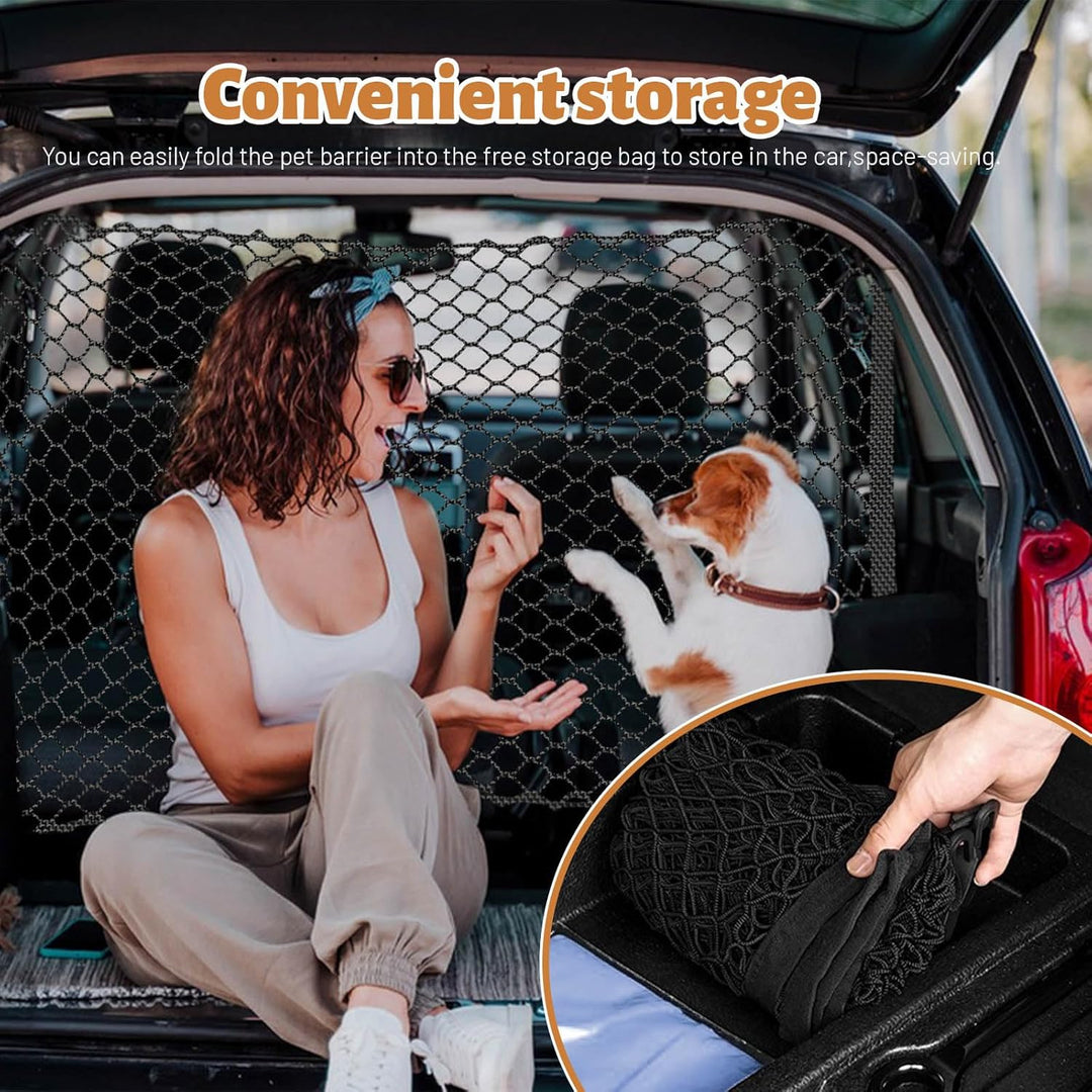 Hunde-Auto-Barriere, Hunde-Barriere für Auto, Trennwand für Rücksitz, Hundebarriere für SUV, Haustie