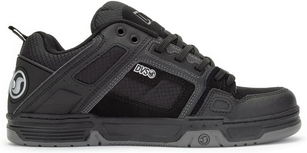 DVS Herren Comanche Skateboardschuhe, Schwarz Black Refl Charcoal Nubuck 985