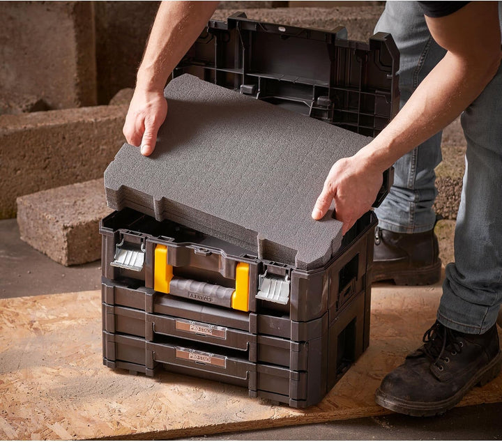 Stanley FatMax Schaumstoffeinlage (für PRO-STACK und TSTAK Werkzeugboxen von Stanley, individuelle a