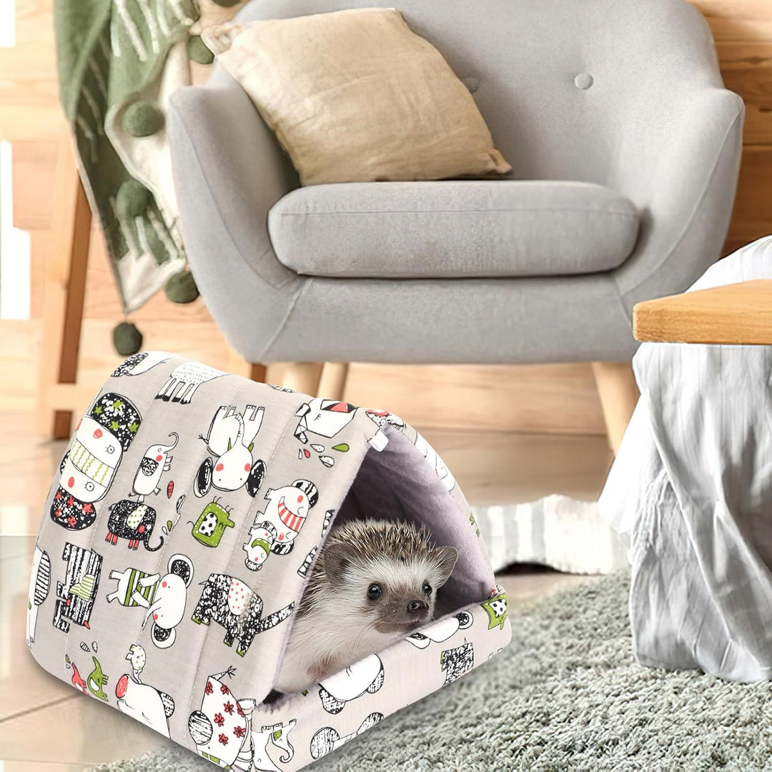 UPINS Meerschweinchenbett, Meerschweinchenversteck für Kleintiere, waschbar, für Zwergkaninchen, Chi