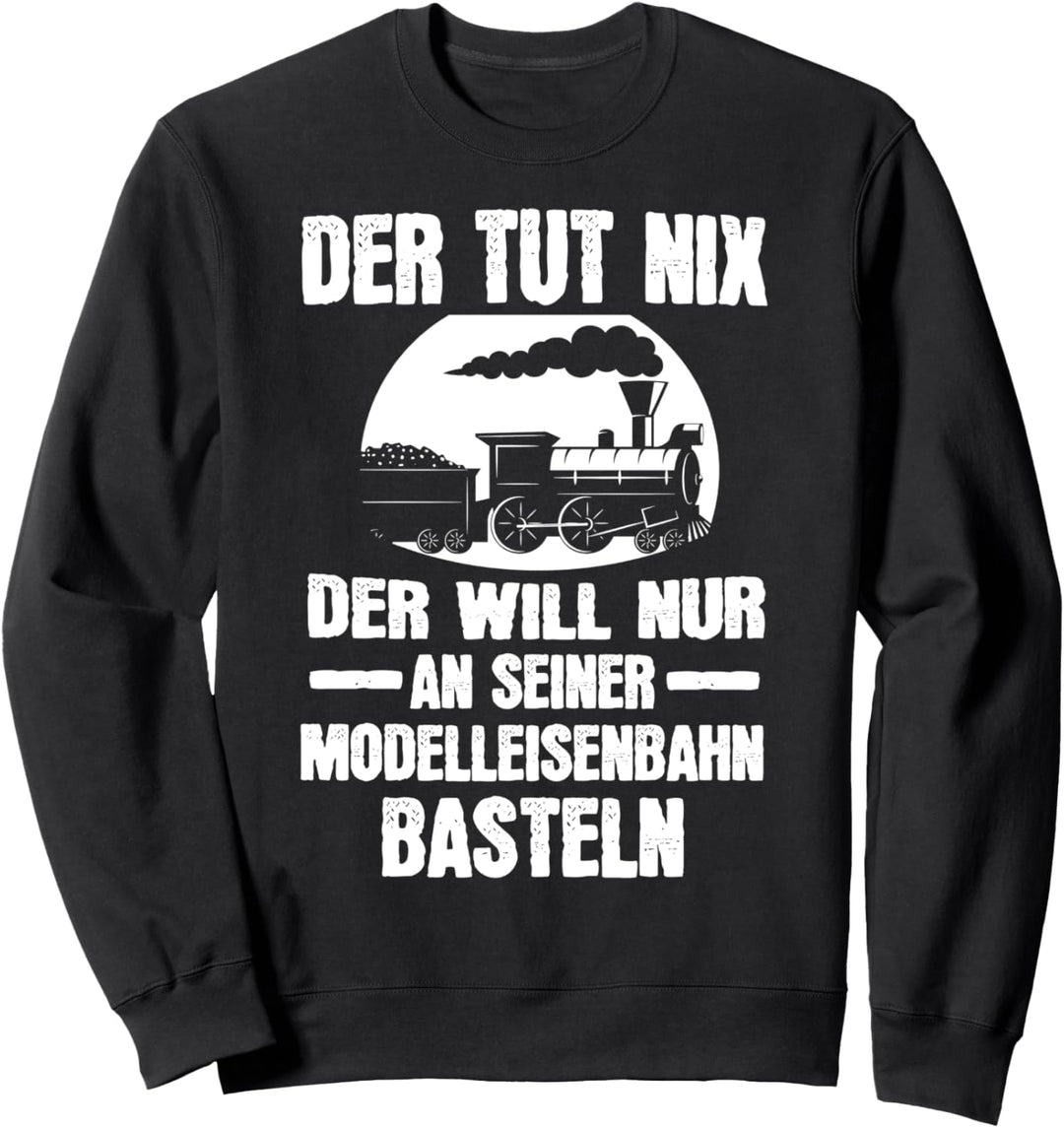 Modelleisenbahn Eisenbahn Zug Sweatshirt