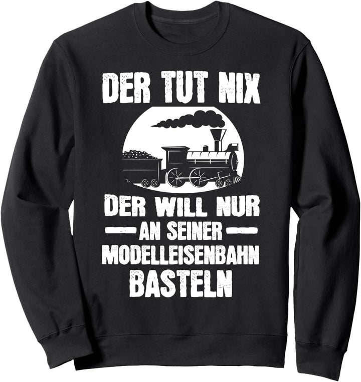 Modelleisenbahn Eisenbahn Zug Sweatshirt