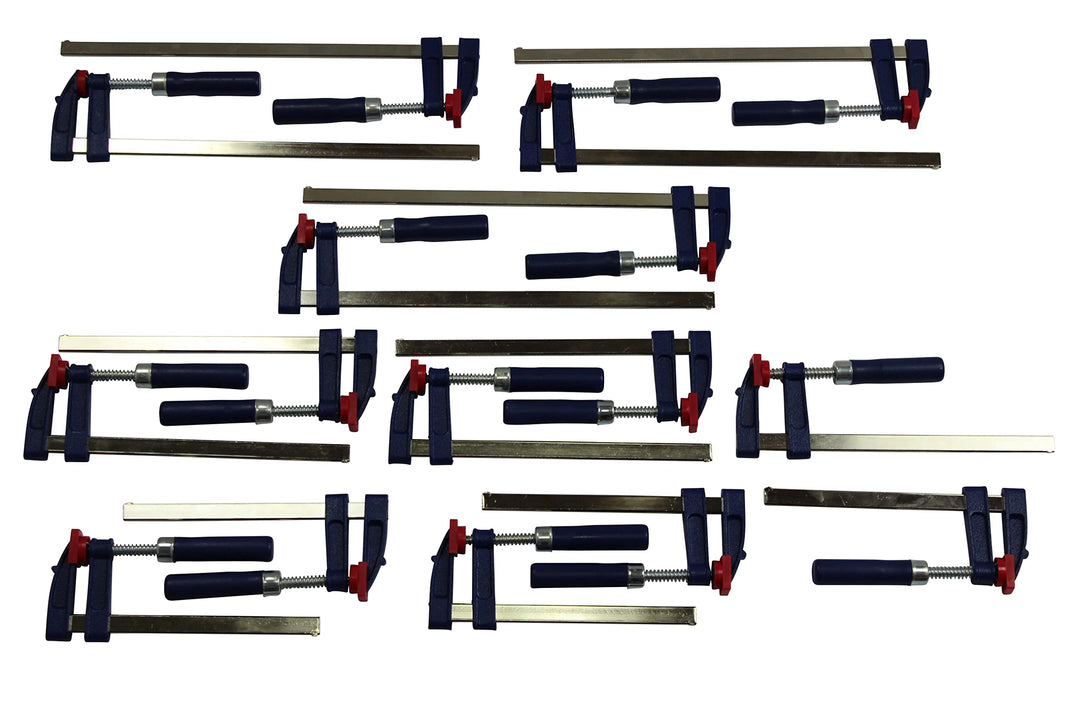 16 x Schraubzwinge Set 150x50 + 200x50 + 300x50 Zwinge Klemmzwinge Leimzwinge