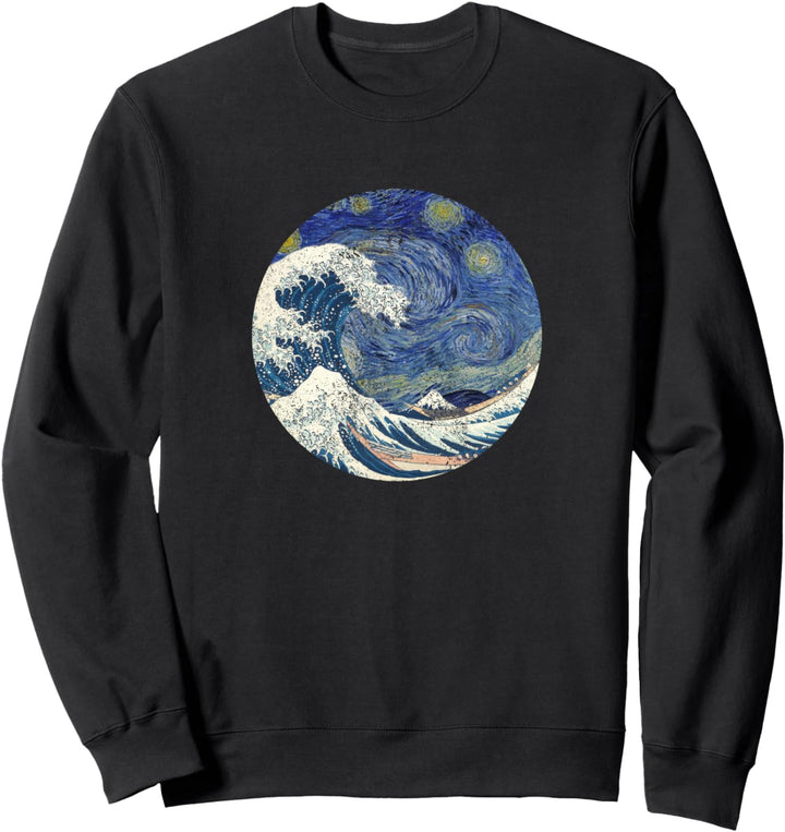 Great Wave of Kanagawa - Japanische Kunst Geschenk Damen Sweatshirt