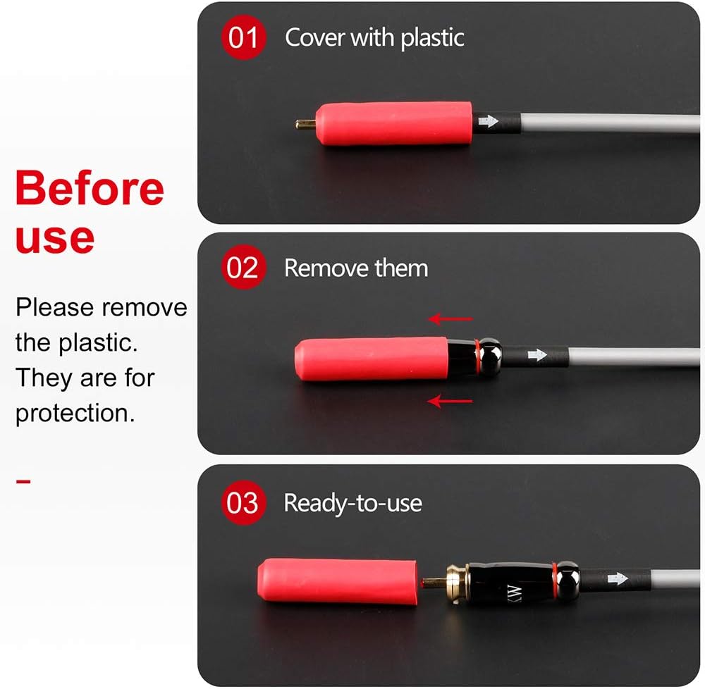 SKW Subwoofer Kabel, Cinch Kabel von Stecker zu Stecker Digitales Koaxial Audio Kabel - PVC - S/PDIF