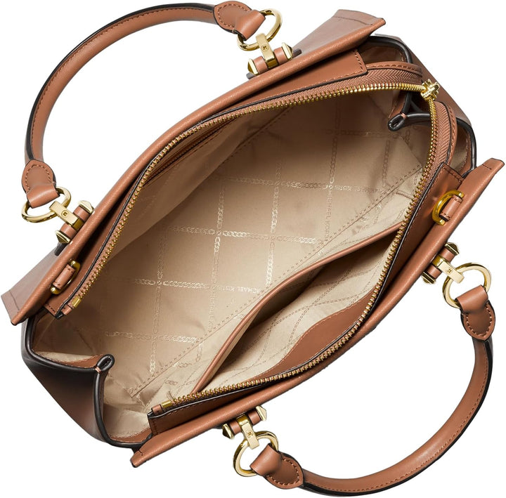 Michael Kors Women MD Satchel Bag, Luggage