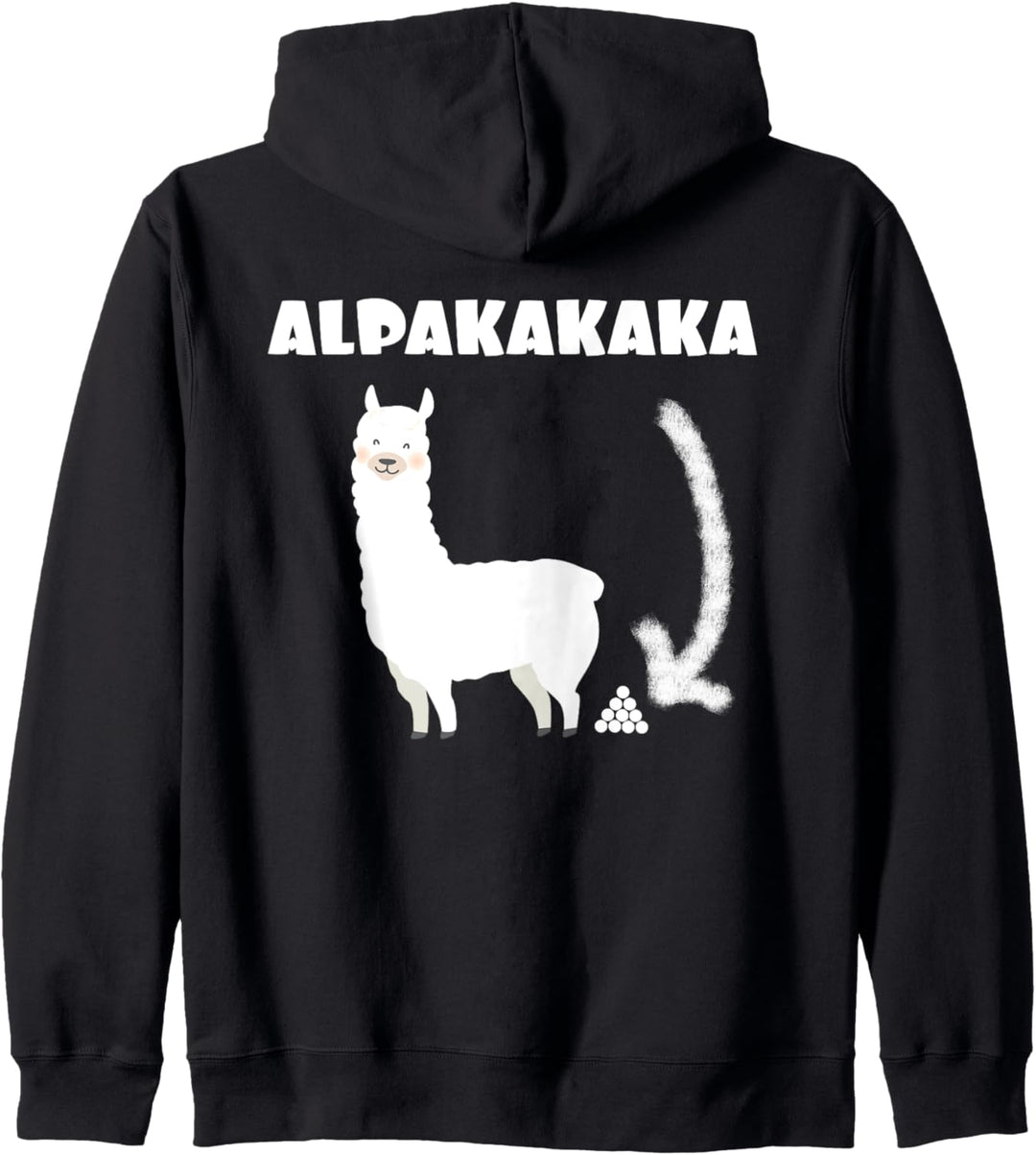 Lustige Alpaka Designs Kapuzenjacke