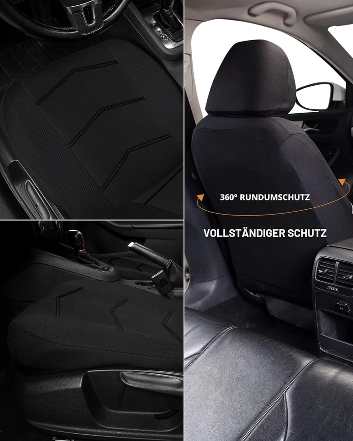 TOYOUN Universal Autositzbezüge für Vordersitze - Sitzbezüge Auto Atmungsaktiv Sitzschoner Auto - Sc