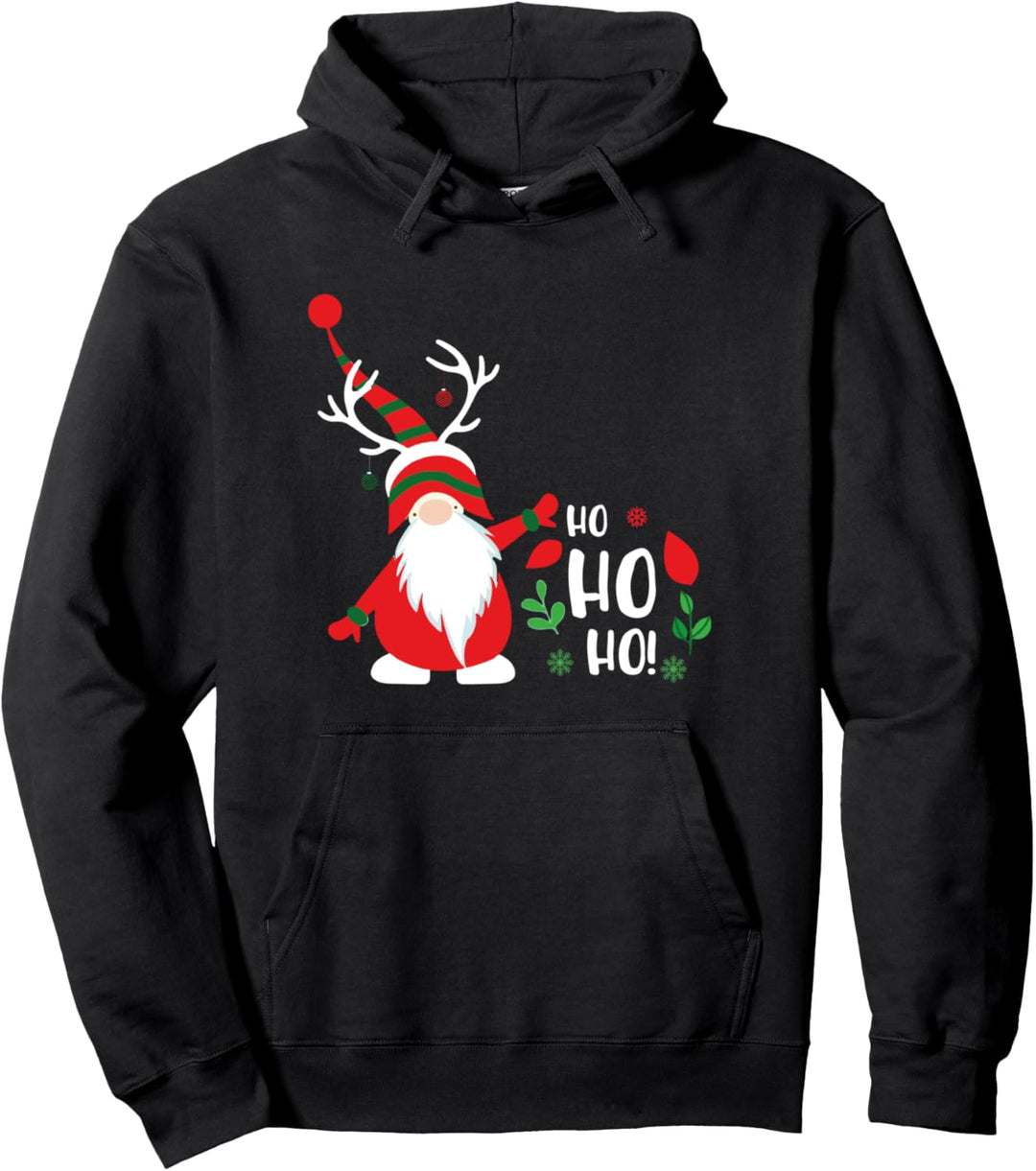 Weihnachtsoutfit Mini Weihnachtsmann Santa Nikolaus Ho Ho Ho Pullover Hoodie