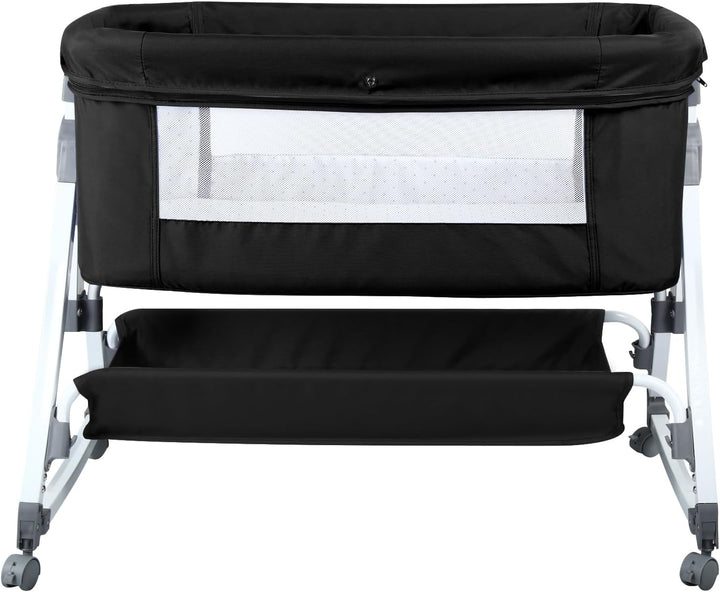 Baby Beistellbett,Kompatibel mit verschiedenen Betten, Einfach zu Montieren und Transportieren,höhen