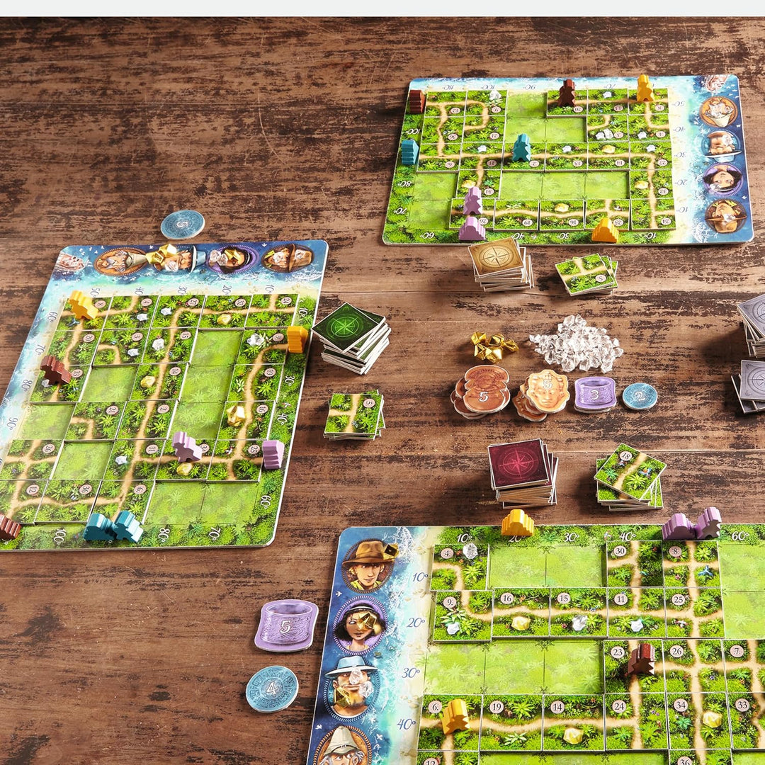 HABA Karuba, Strategie- und Brettspiel grün, grün