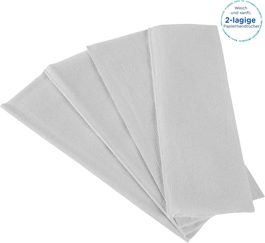 Kleenex Ultra grosse Papierhandtücher mit Interfold Faltung 6778 – 2-lagige Papiertücher mit V-Faltu