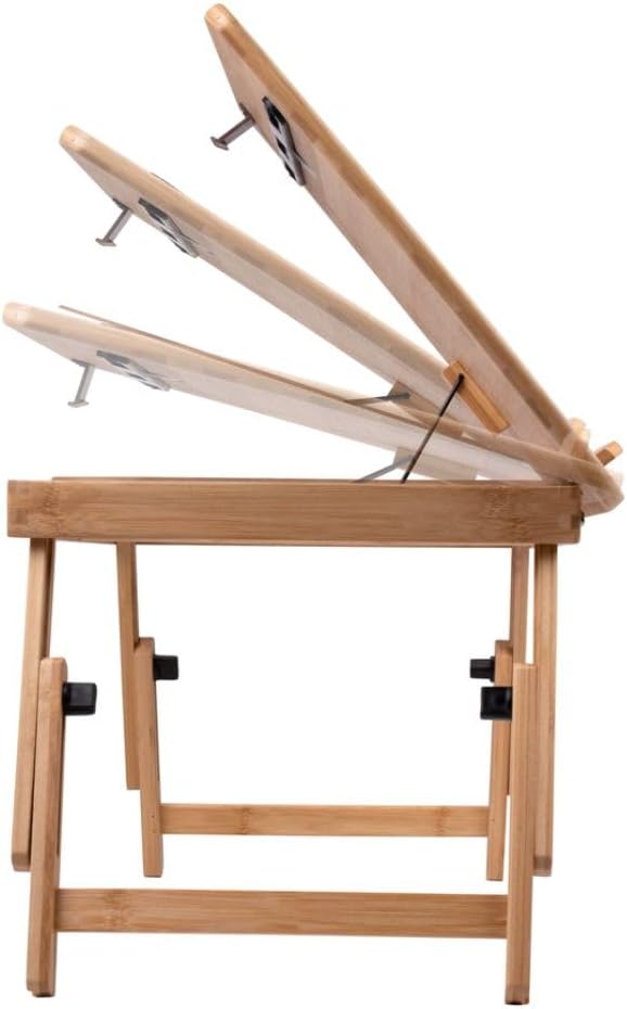 Laptoptisch Verstellbar - Bettisch für Laptop - Laptop Ständer Bett - 21,5 x 27,5 cm - Betttisch Kla