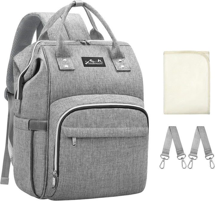 Viedouce Baby Wickelrucksack Wickeltasche Babytasche,Wasserdicht Oxford Grosse Kapazität für ausgehe