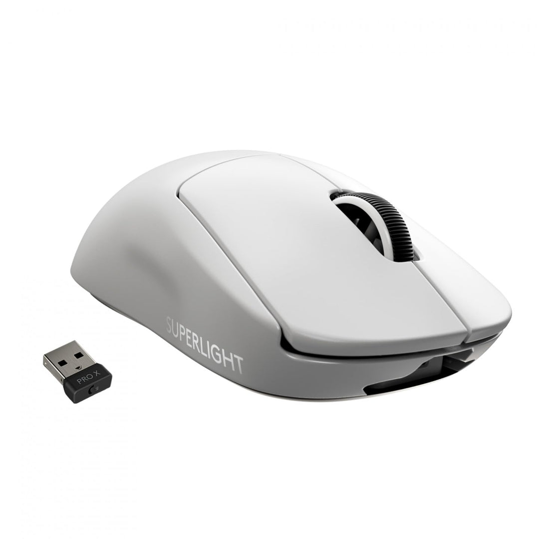 Logitech G PRO X SUPERLIGHT kabellose Gaming-Maus mit HERO 25K Sensor, Ultra-leicht mit 63g, 5 progr