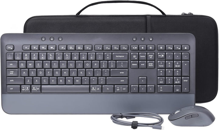 co2CREA Hülle für Logitech Signature K650 Comfort Kabellose Tastatur und Maus - Schutzhülle Case Tas
