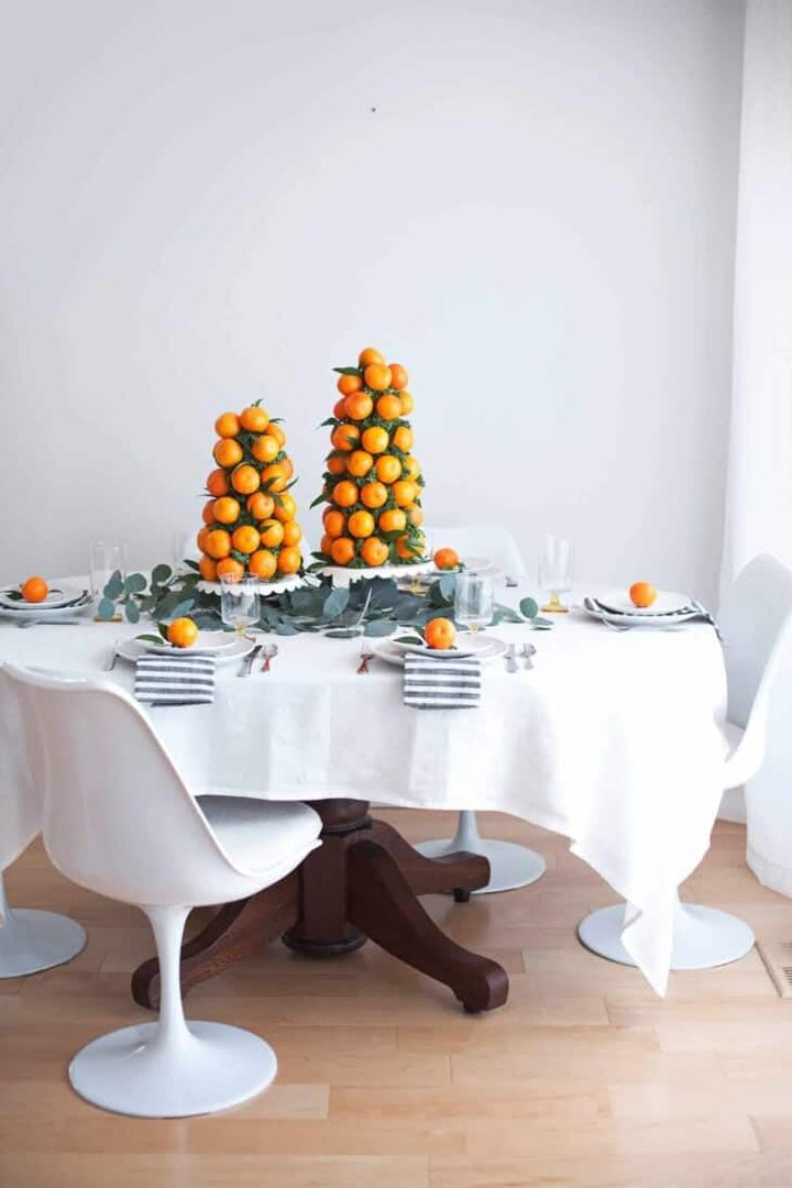GMMH Künstliche Deko Mandarine (6 Stück) - Lebensechtes Plastikobst, Plastikfrucht, Kunstobst, Fruch
