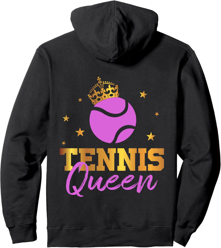 Tennis Queen Tennisspielerin Sportlerin Geschenk Damen Pullover Hoodie