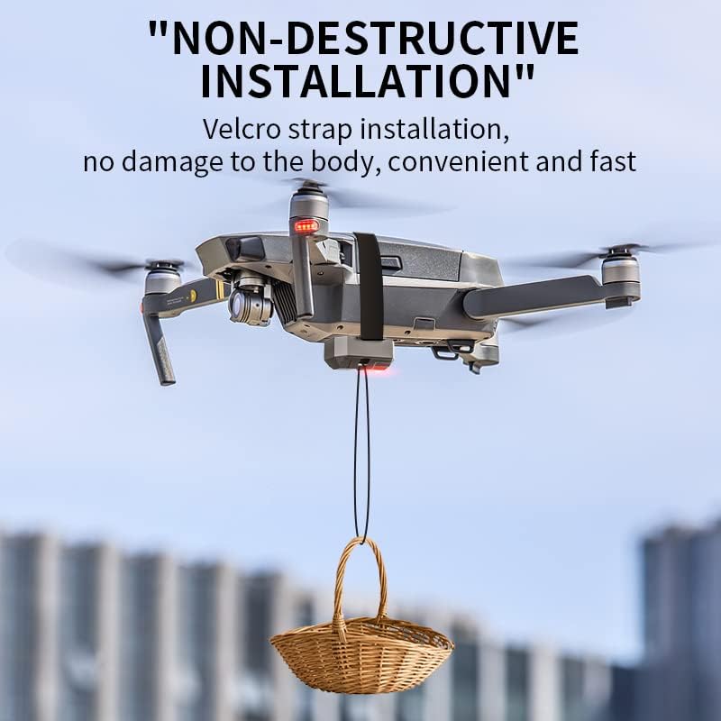 OBEST Airdrop System, Nutzlast Airdrop Release Drop Gerät, Drohnenstarter für Hochzeit, Suche, Rettu