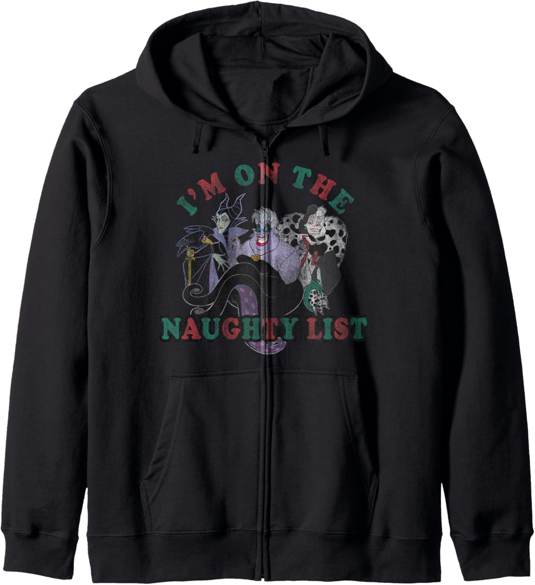 Disney Villains Christmas I'm On The Naughty List Kapuzenjacke