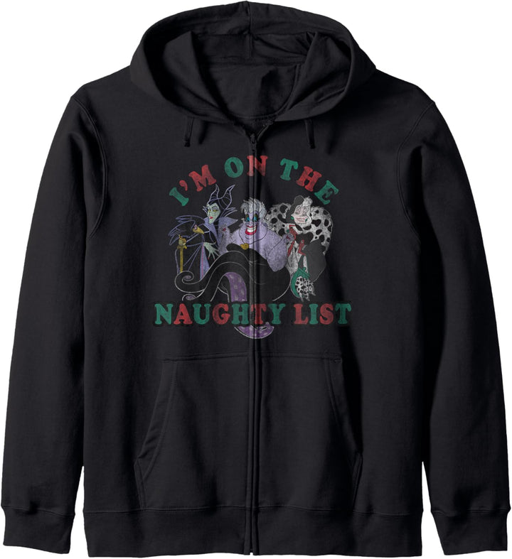 Disney Villains Christmas I'm On The Naughty List Kapuzenjacke