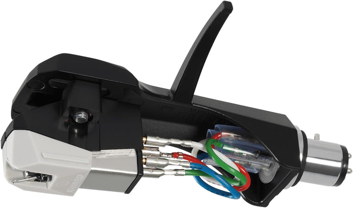 Audio Technica AT-VM95SP/H 78 U/min Headshell/Dual Moving Magnet Cartridate Combo Kit (schwarz/grau)